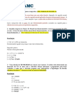 AFO I - Exercicios para Esudar Prova I