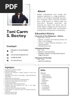 Toni Carm S. Boctoy: About