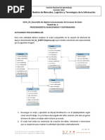 04 08 TALLER Procedimientos Almacenados y Disparadores