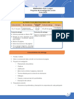 Proyecto de Investigación Acción-Ruta