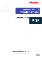 PrinterDriver Operation Manual