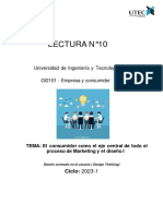 2023-1 GI2101 - Empresa y Consumidor - Lectura-N°10 - El Consumidor Como El Eje Central de Todo El Proceso de Marketing y El Diseño