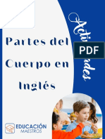 Fichas de Las Partes Del Cuerpo Humano en Inglés Actividades - Educacion Maestros