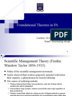 PA Lecture 2 Foundational Theories in PA Updated