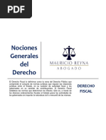 Nociones de Derecho Fiscal