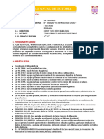 Plan de Tutoria 4° 2023 Tomy Franc