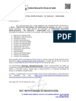 Processo Seletivo Simplificado #2022.01 Sorocaba