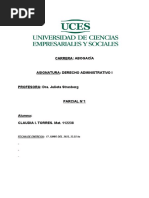 Parcial - 1 - Derecho Adminsitrativo - Uces