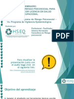 Módulo 4. Progra, RP vs. PVE - PDF GENERACION DEL PROGRAMA DE RIESGO PSICOSOCIAL