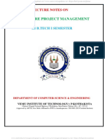 JNTUA Software Project Management Notes - R20