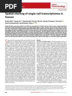 Spatial Charting of Single-Cell Transcriptomes in Tissues: Articles