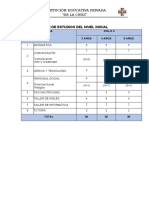 Plan de Estudios Inicial Primaria y Secundaria