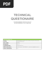 Technical Questionaire ŠKODA AUTO 8th Floor