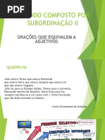 Orações Subordinadas Adjetivas