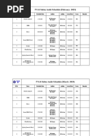 5S Monthly Schedule