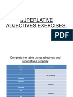 8vos Superlative Adjectives Exercises