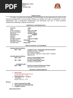 ALL STRAND Final Resume Format SAMPLE