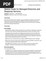 Gartner MDR Managed Detection Response