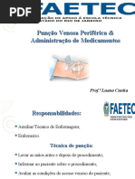 Punção Venosa Periférica & Administração de Medicamentos ETE