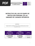 Ash.i.01 Instructivo Del Uso de Equipo de Protección Personal en Las Ucis V.02