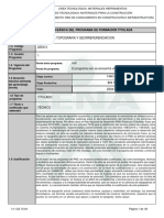 Diseño Curricular Soporte de Topografia y Georreferenciacion