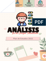 Análisis de Los Campos Formativos y Perfil de Egreso