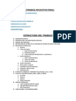 Estructura Del Trabajo: Taf (Trabajo Aplicativo Final)