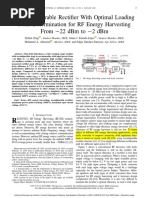 A - Reconfigurable - Rectifier - With - Optimal - Loading - Point - Determination - For - RF - Energy - Harvesting - From - 22 - DBM - To - 2 - DBM