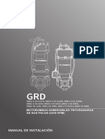 Manual de Instalacion Bomba GRD1.5 Marca Altamira