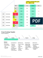 Project Management Excel Templates - Action Item and Roadmap Templates