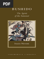 Bushido The Spirit of The Samurai (Inazo Nitobe)