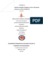 (MB183210) Bharath M Gaddikeri - A Study On Saless Promotion Strategies in Logistics Services With Special Reference To VRL Logistics