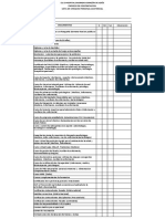 Lista de Chequeo - Asistencial