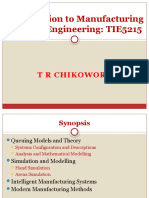 Introduction To Manufacturing Systems Engineering