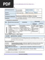 Sesion Resolvemos Problemas Con Billetes y Monedas