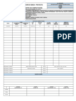 Consorcio Idinsa - Proyecta Registro de Compactación: No. Reporte: Fecha Página