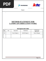 Method Statement For Irrigation 2