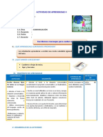 D4 A2 SESION Escribimos Mensajes para Cuidar El Ambiente