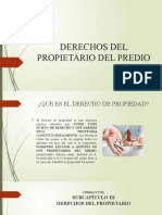 Derechos Del Propietario Del Predio