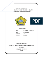 Observasi-Evaluasi Pembelajaran Aud-Ibu Tersa D. Huliselan