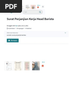 Surat Perjanjian Kerja Barista - PDF