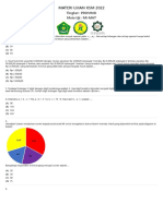 Materi Ujian KSM 2022: Tingkat: PROVINSI Mata Uji: MI-MAT