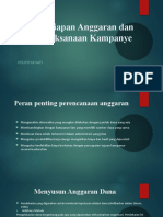 (Materi M-10) Anggaran Dan Pelaksanaan Kampanye