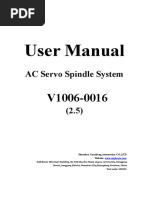 AC Servo Spindle System (V2.5) - U