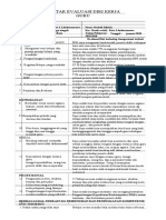 Daftar Evaluasi Diri Kerja Guru