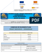 Business Plan Projet de Demarrage Individuel