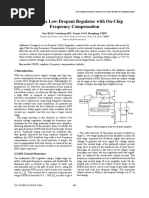 Design of A Low-Dropout Regulator With On-Chip Frequency Compensation