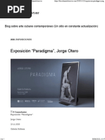 Exposición "Paradigma", Jorge Otero - Thecubanartobserver