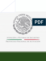 Protocolo Nacional de Actuación - Atención A Víctimas de Secuestro.