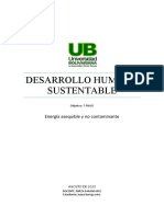 Desarrollo Humano Sustentable